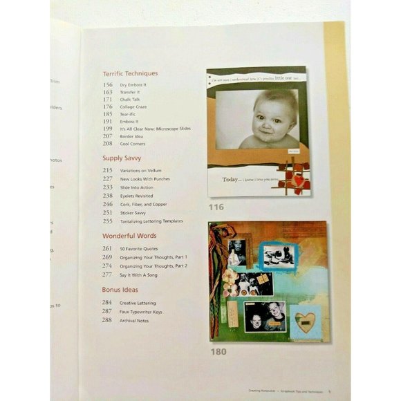 Creating Keepsakes Scrapbook Tip & Techniques A Treasury of Favorites Paperback - Picture 4 of 4